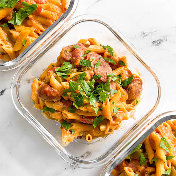 Pasta Meal Preps Ready In About Minutes Or Less Workweek Lunch