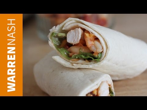 How to wrap a Tortilla - 2 methods in 60 seconds - Recipes by Warren Nash
