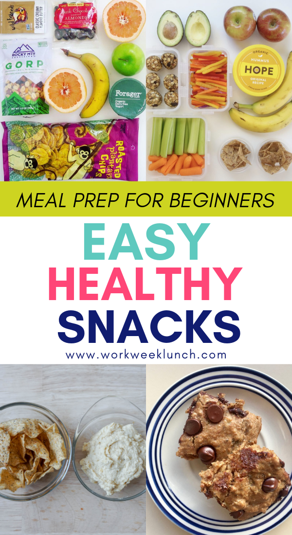 Meal Prep for Beginners Easy Healthy Snacks