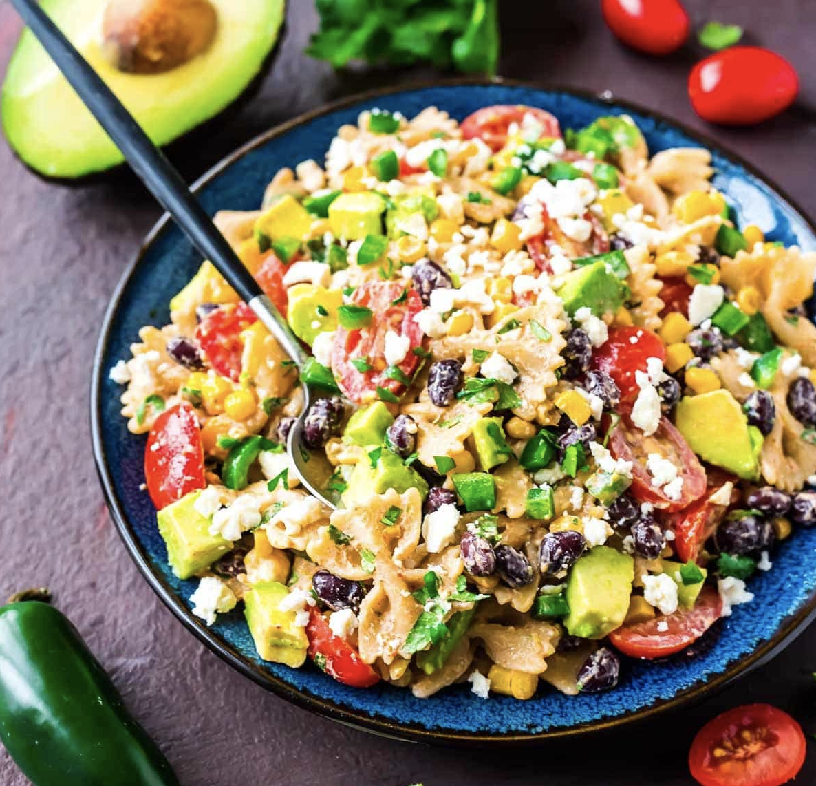 mexican pasta salad, no reheat 