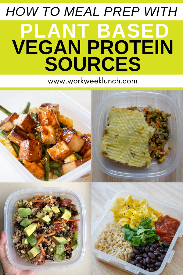 Vegan Protein Sources Meal Prep Recipes