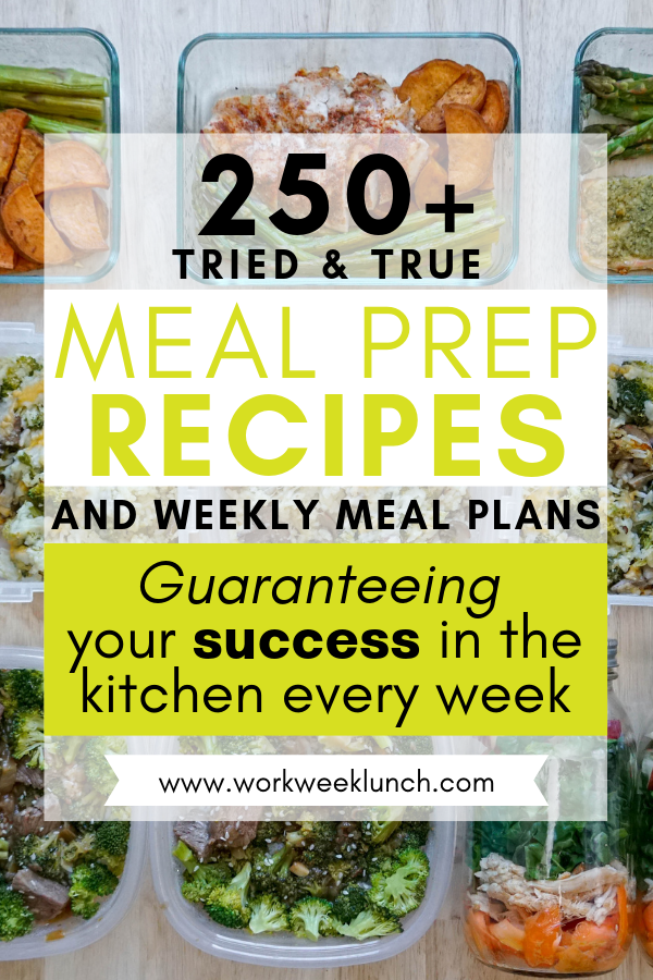 Workweek Lunch Weekly Meal Plan Program 
