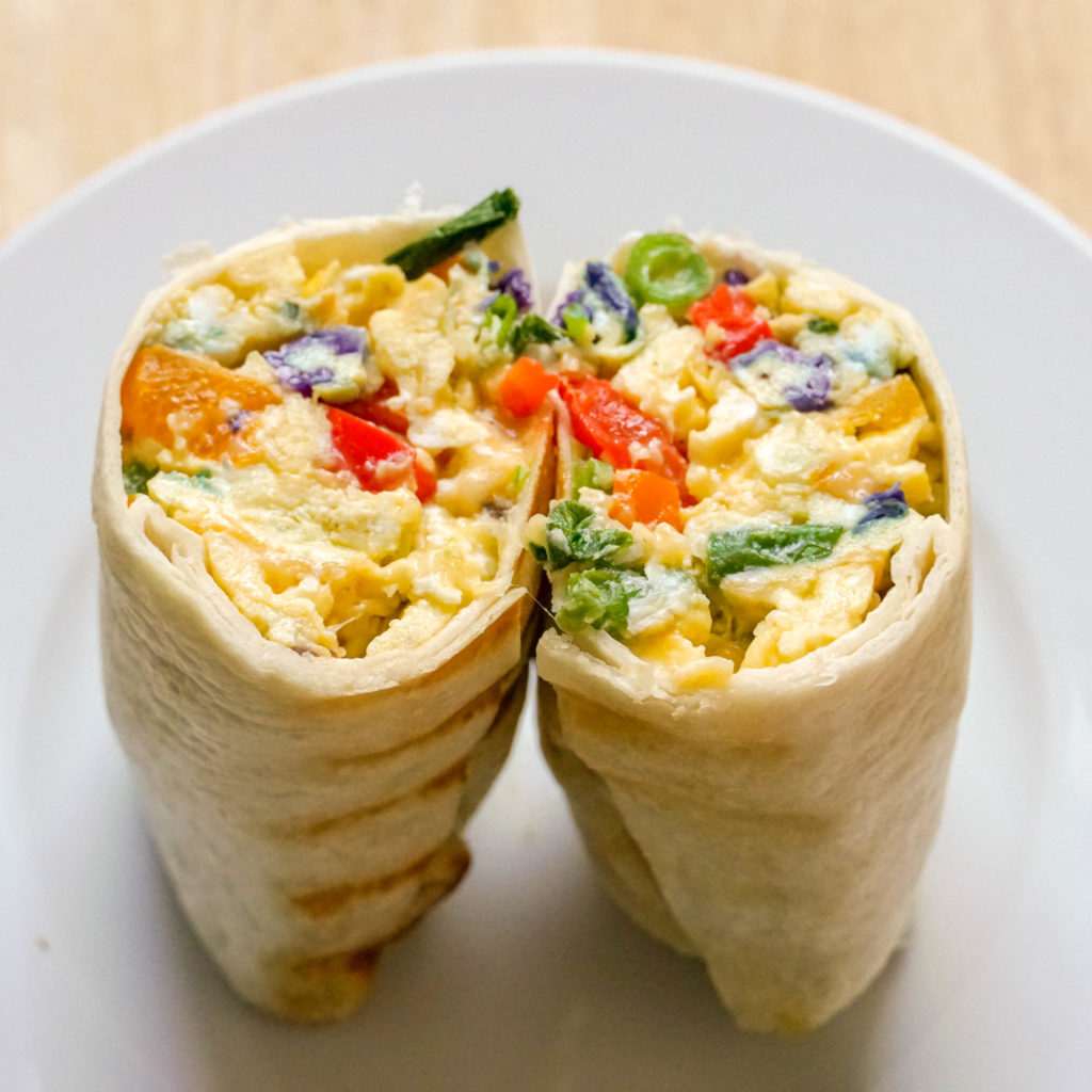 FreezerFriendly Veggie Breakfast Burritos Workweek Lunch