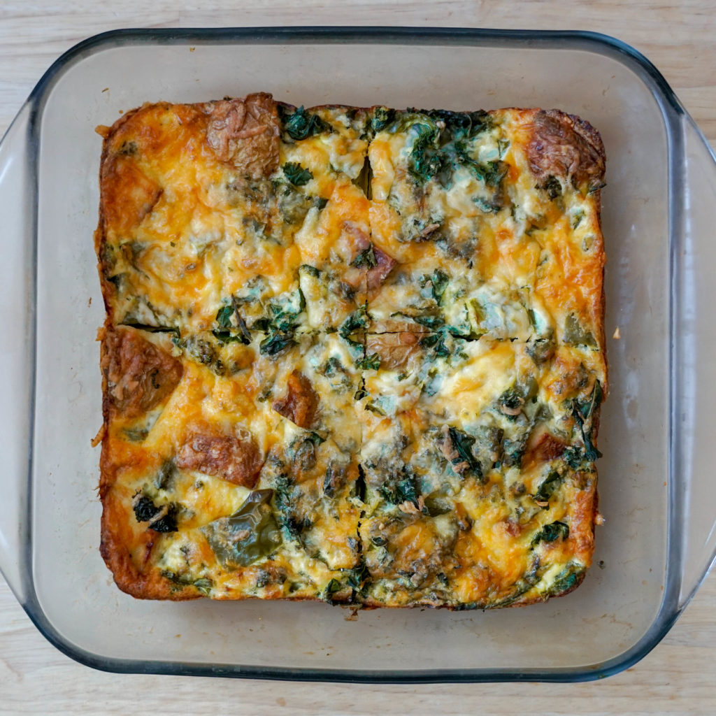 Toaster Oven Frittata for Two