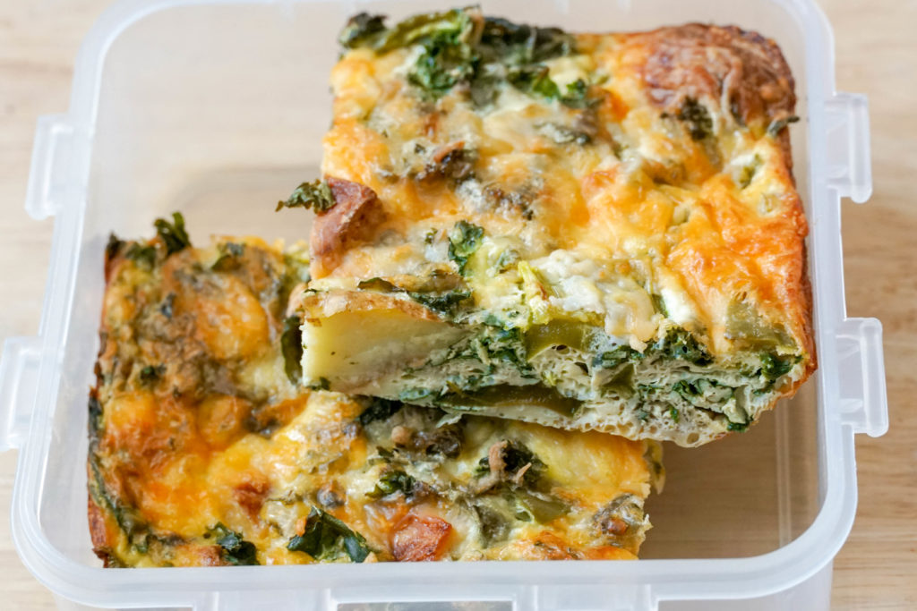 Toaster Oven Frittata for Two