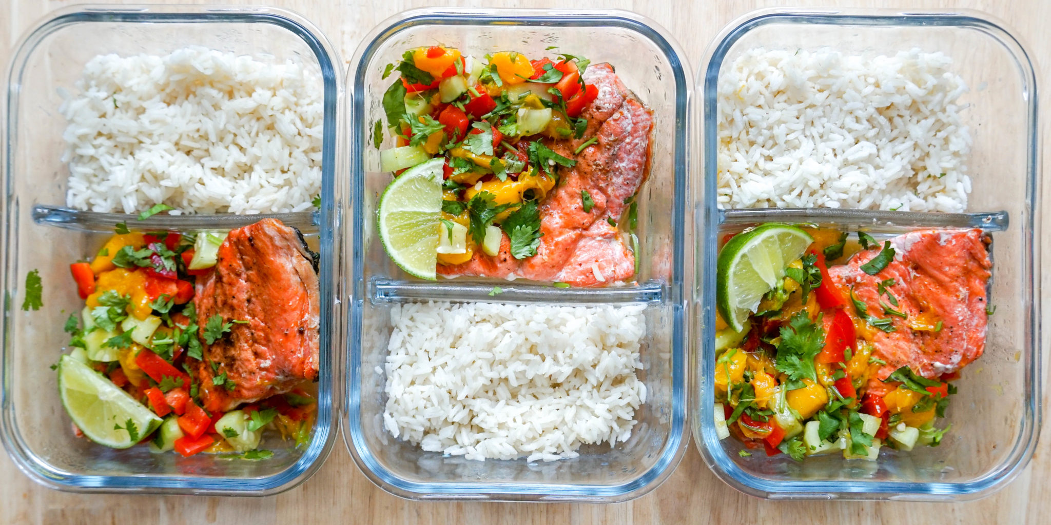 Meal Prep Salmon Poke Bowl Recipe - Workweek Lunch