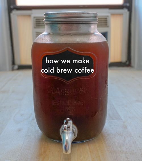 cold brew coffee recipe