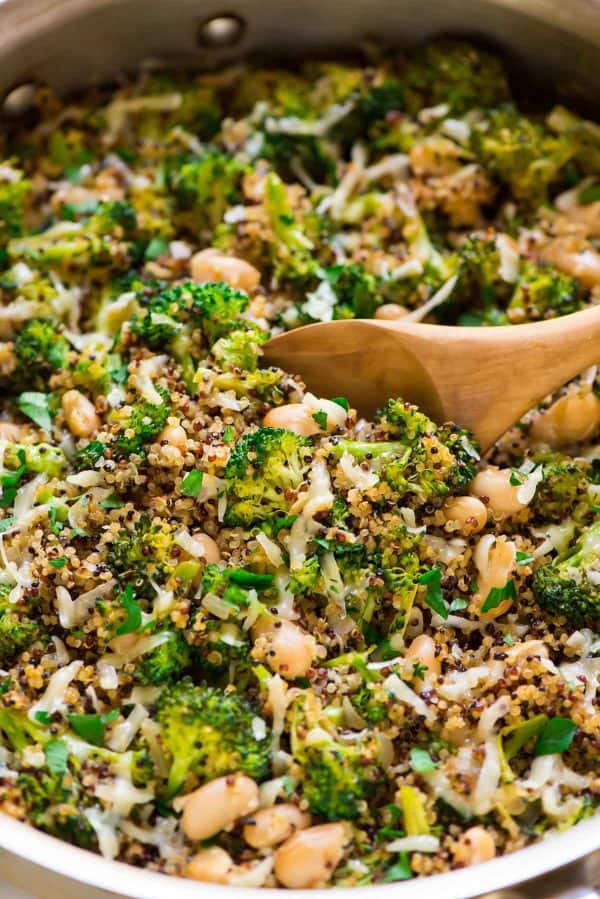 one-pan dinner idea broccoli skillet 