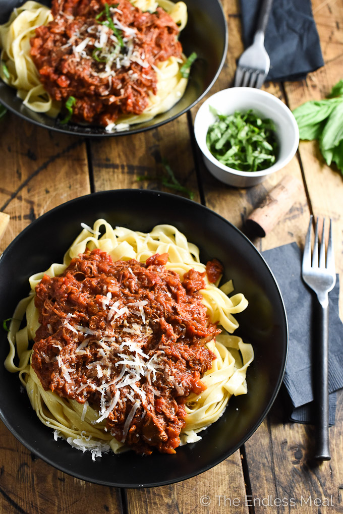 pasta with turkey bolognese sauce