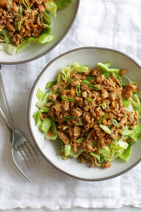 $2 Lunch Ideas Asian Chicken Lettuce Wrap Salad