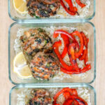 greek turkey burger meal prep