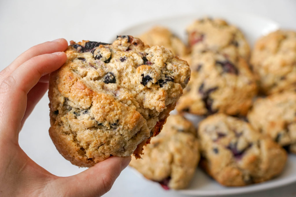 lemon blueberry scones