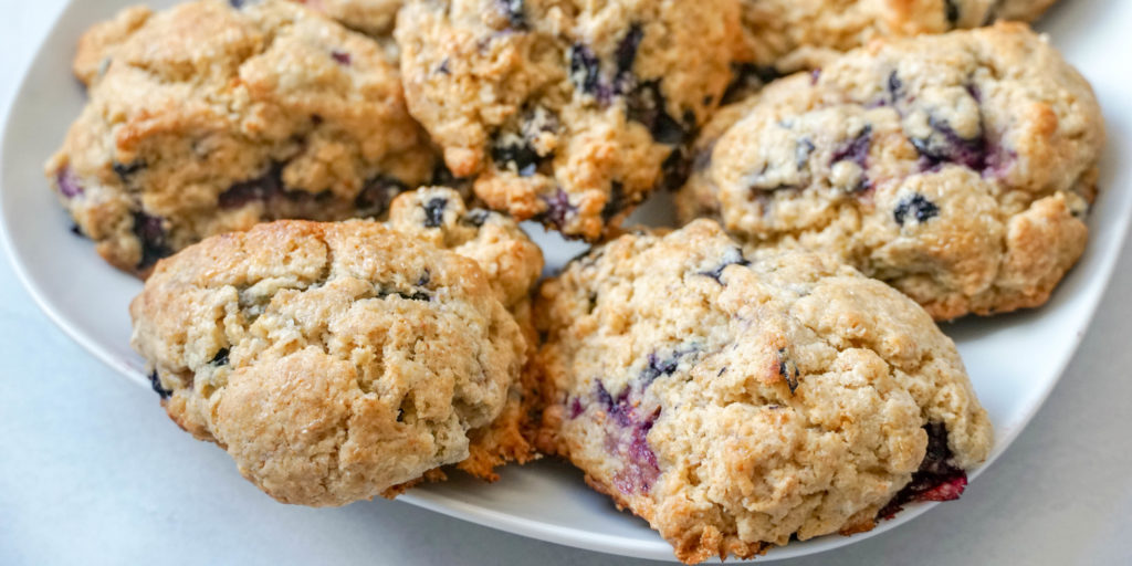 lemon blueberry scones