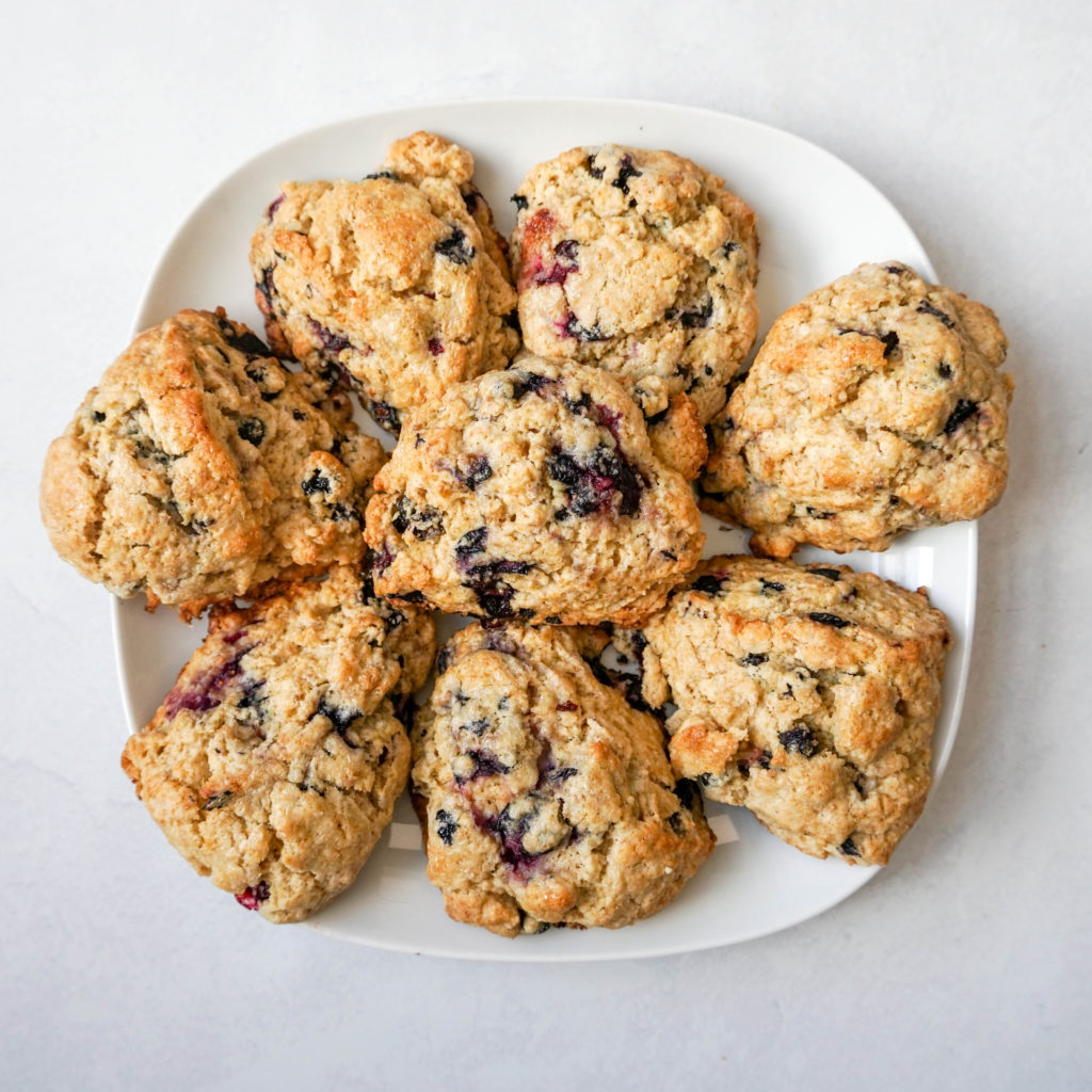 lemon blueberry scones