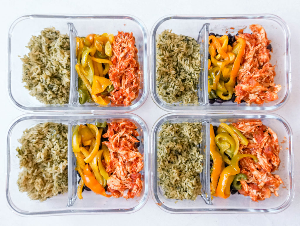 Green Food Lunch Box Meal Prep - Project Meal Plan