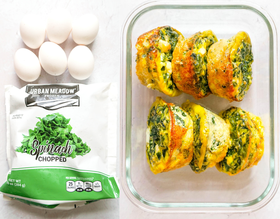 Spinach Egg Cups Workweek Lunch