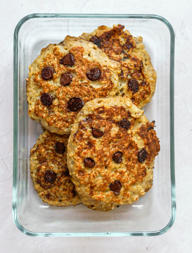 3 Ingredient Banana Oatmeal Pancakes Workweek Lunch