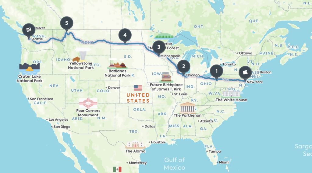 plan food road trip