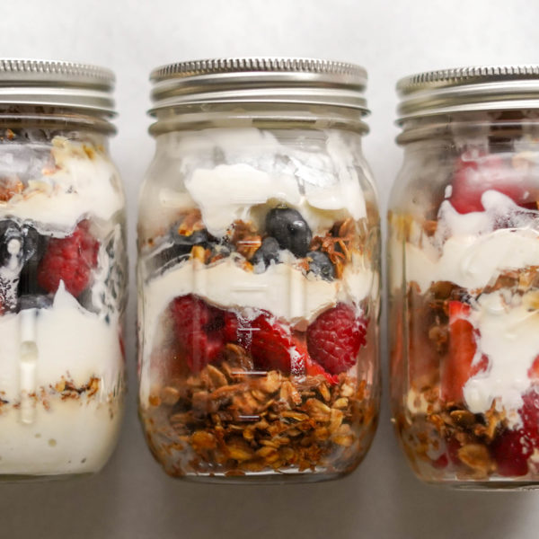 Berry Parfait Recipe with Homemade Granola - Workweek Lunch
