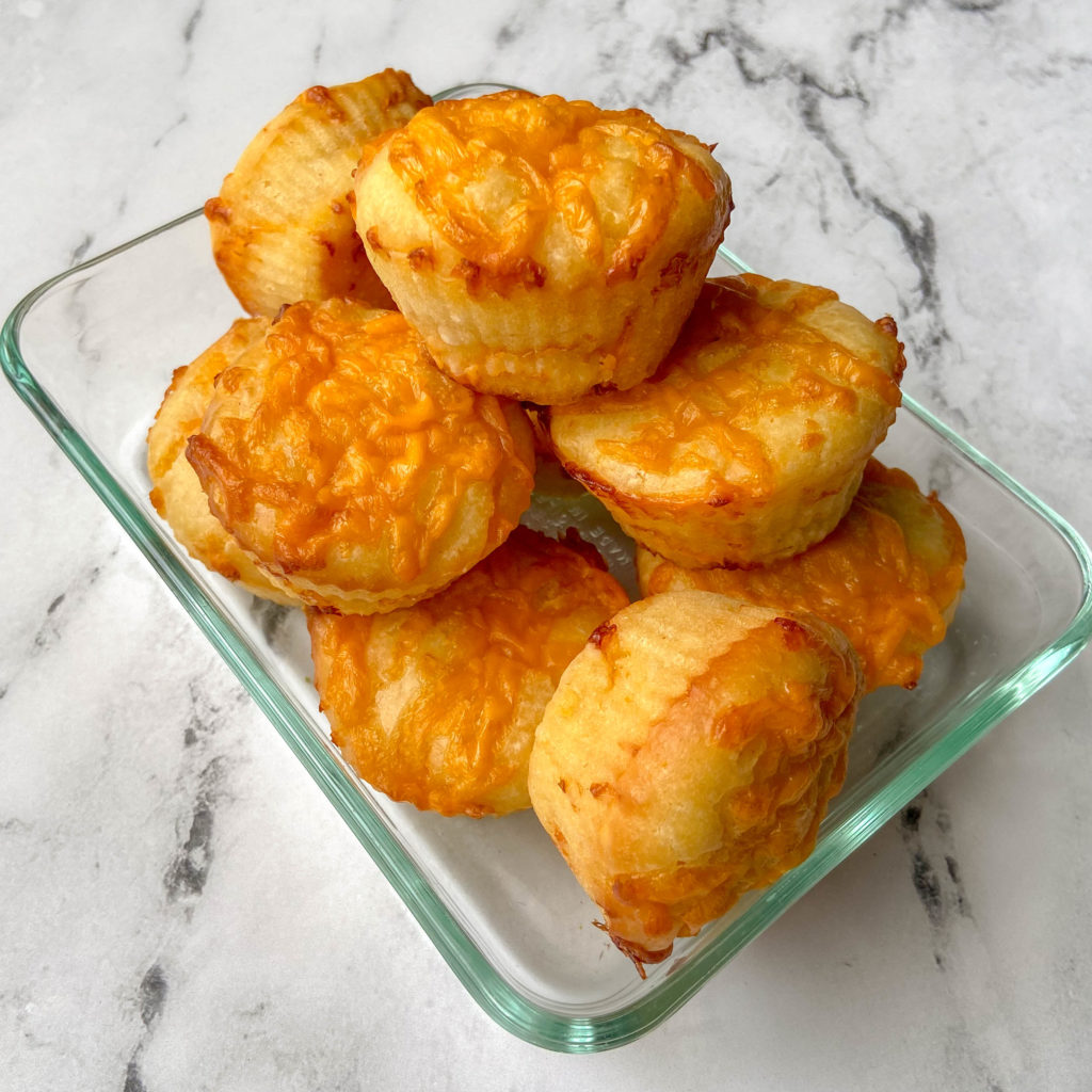Savory Muffins With Cheddar Cheese for meal prep