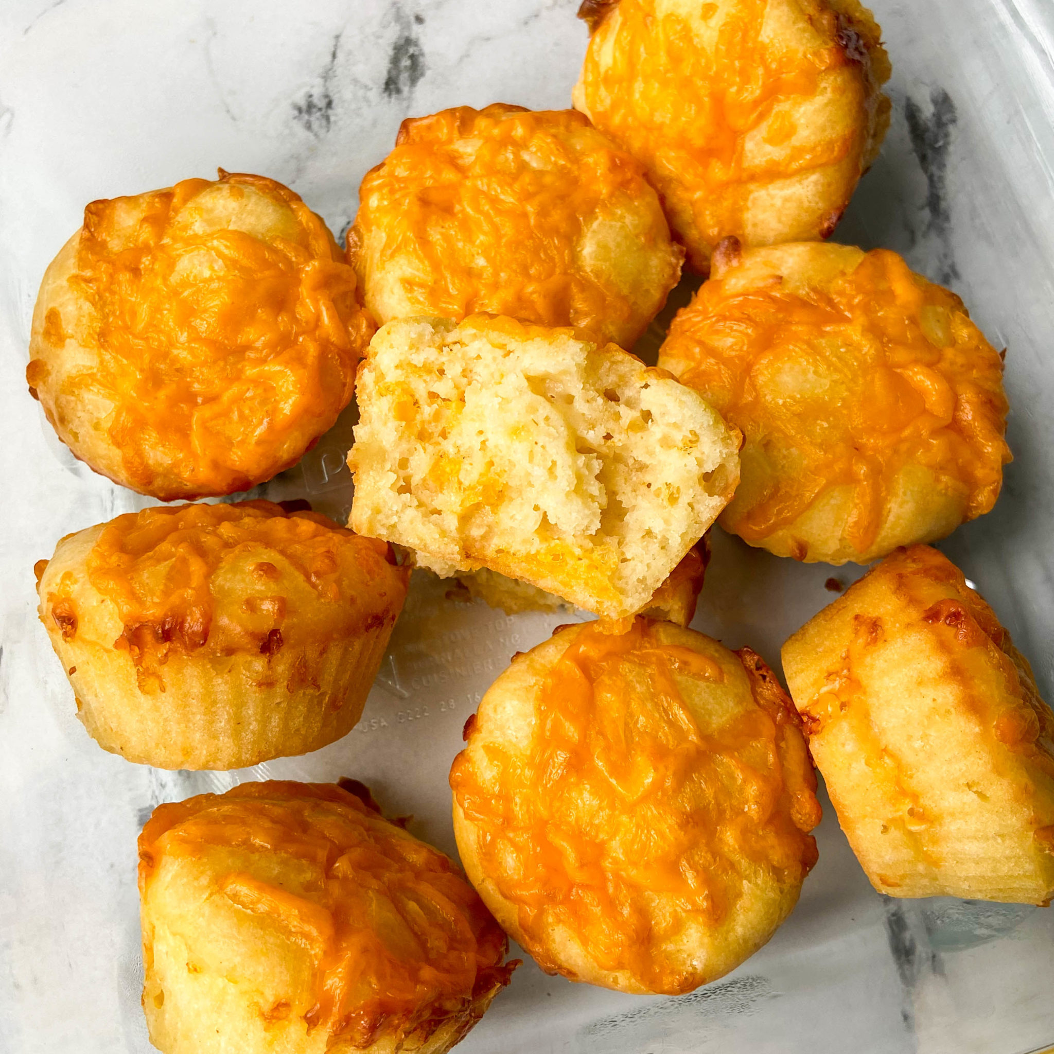 Fluffy Savory Cheddar Muffins