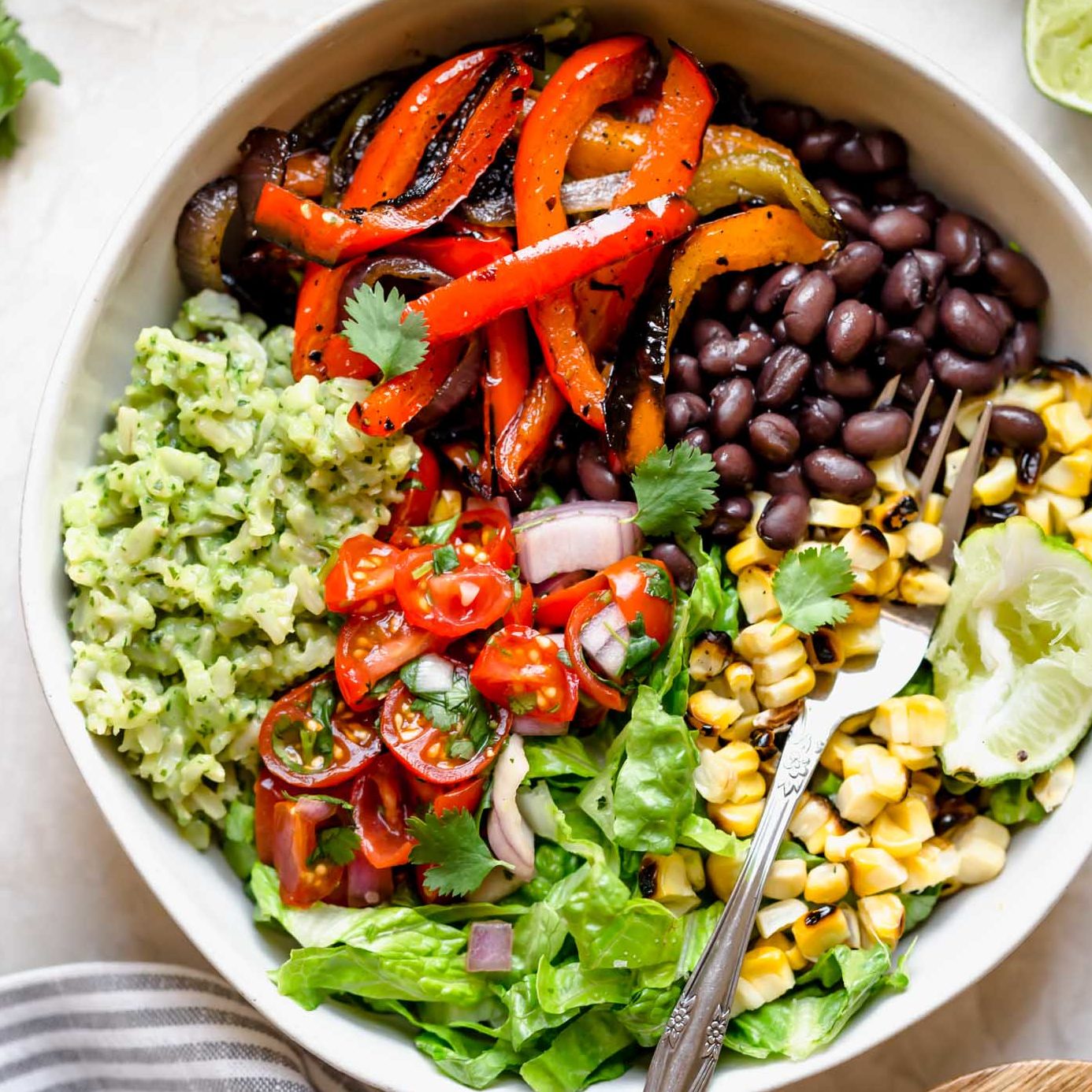 veggie burrito bowl by plays well with butter