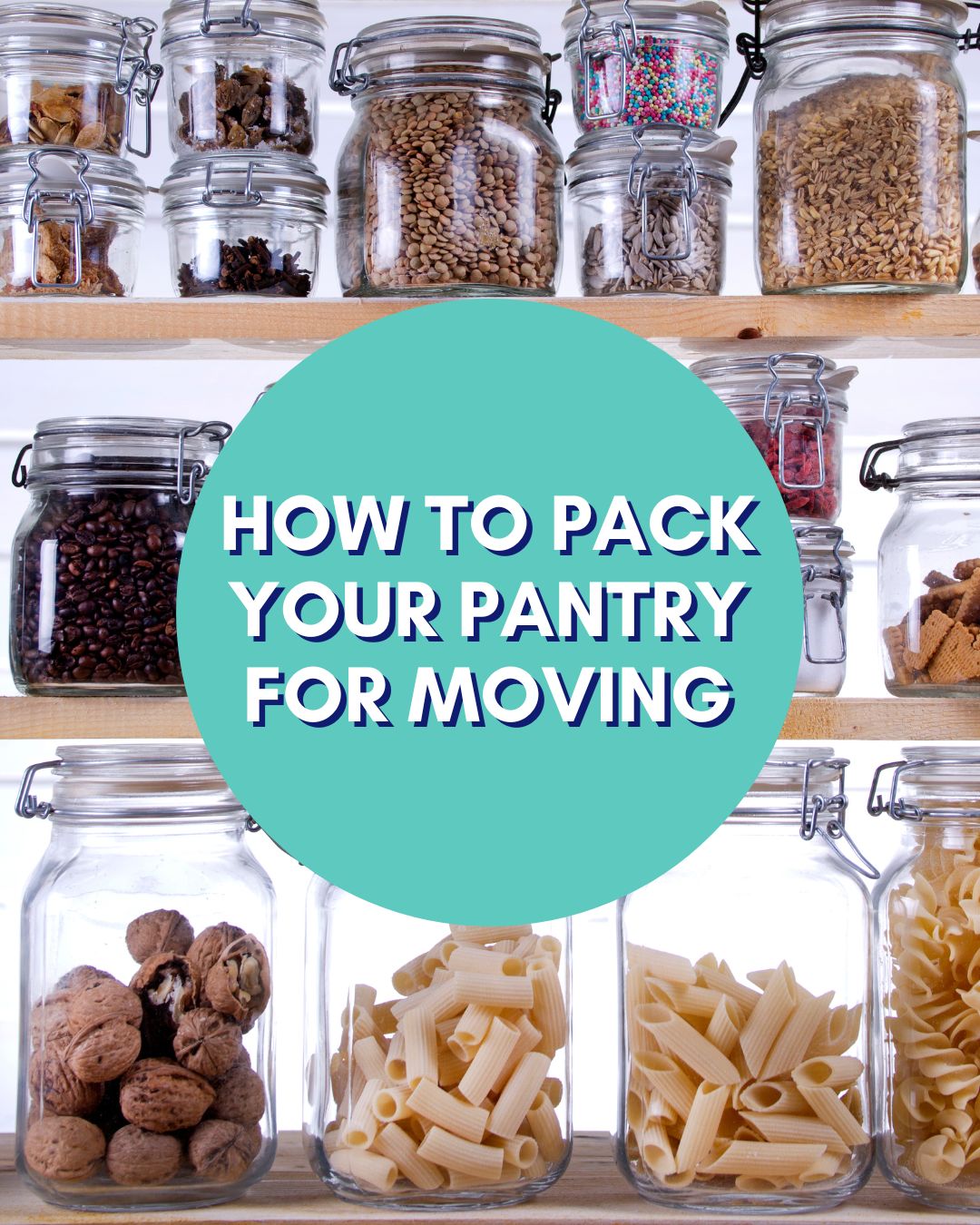 how to pack your pantry for moving