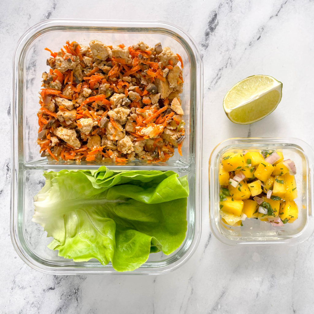 Thai-Inspired Chicken Lettuce Wraps - Workweek Lunch