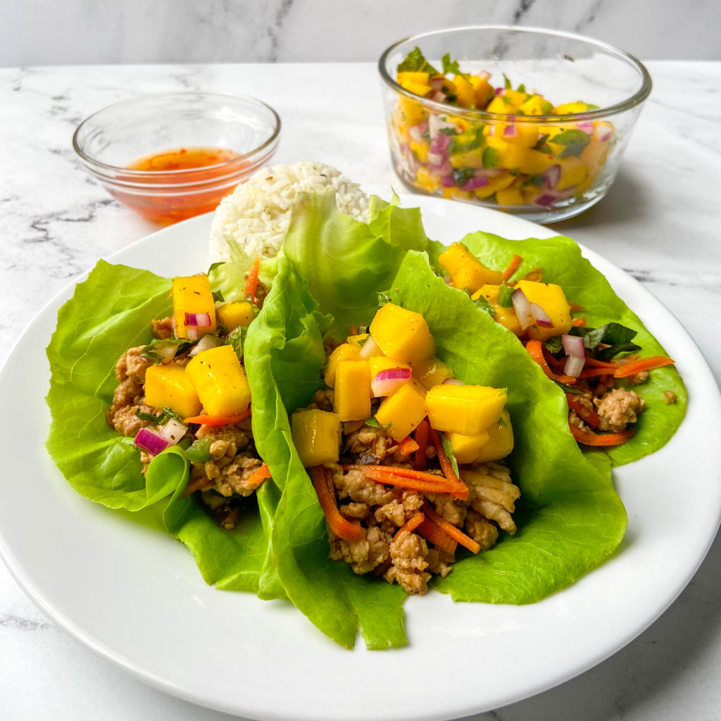 chicken lettuce wraps for meal prep