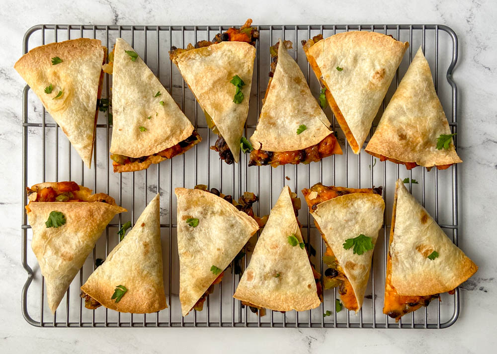 Quesadillas with Sweet Potato and Black Beans