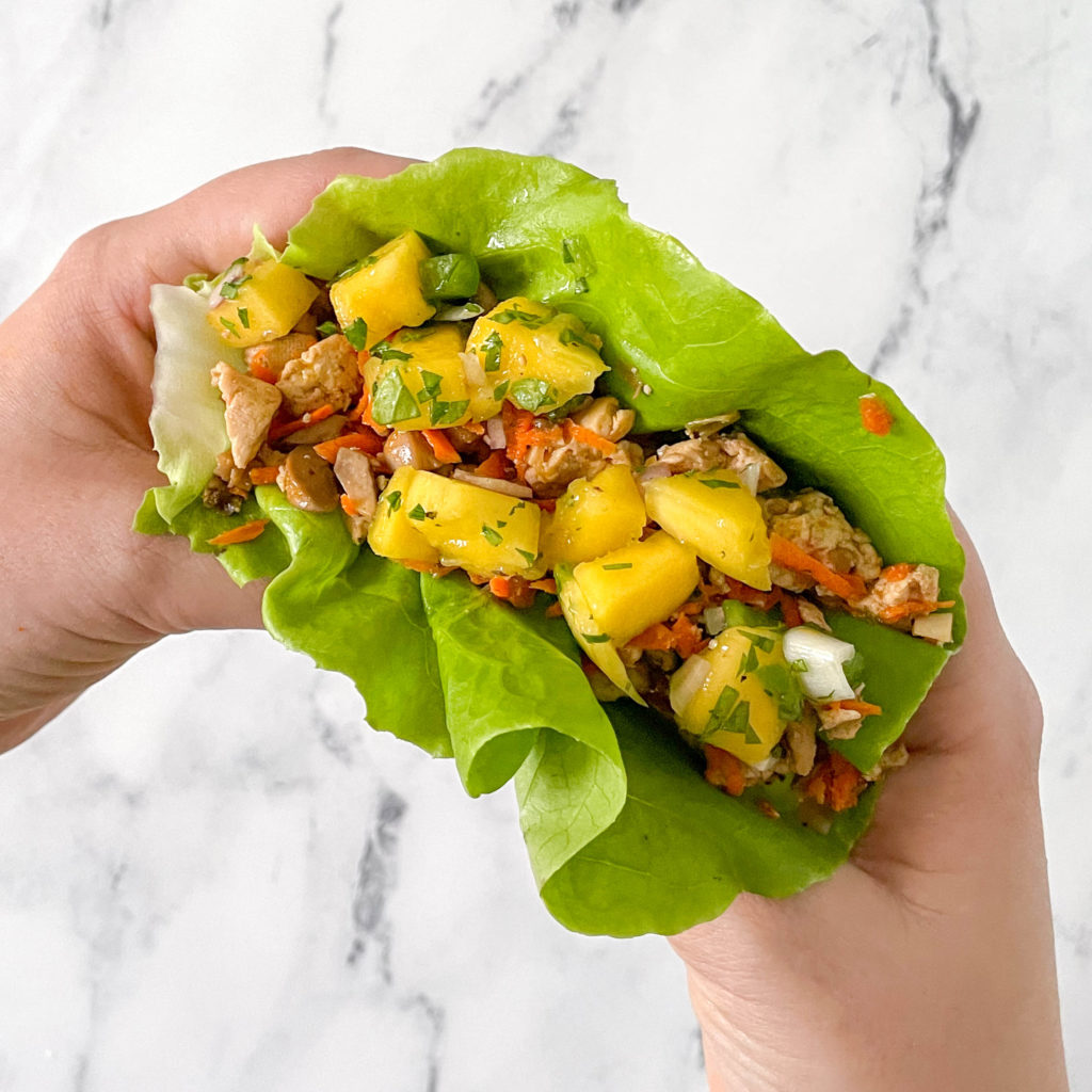lettuce wraps with ground chicken