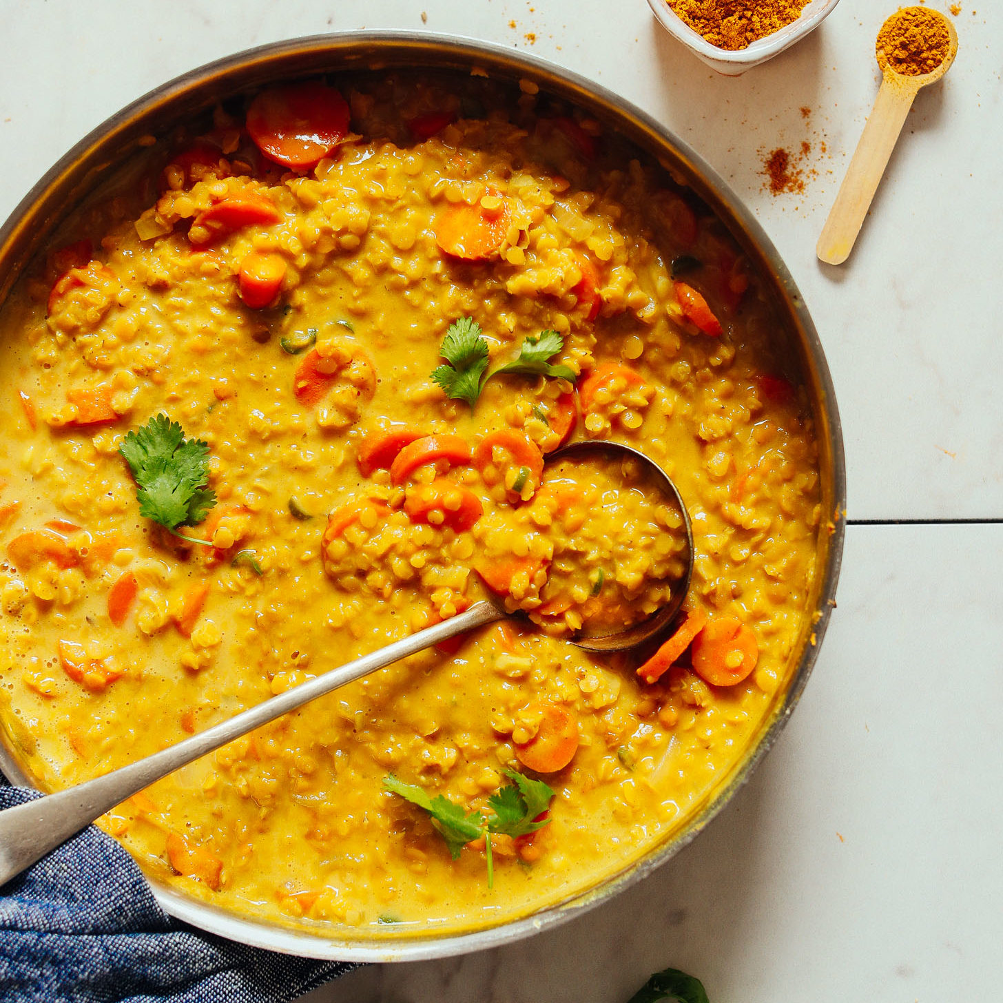weekly meal plan- golden lentil soup