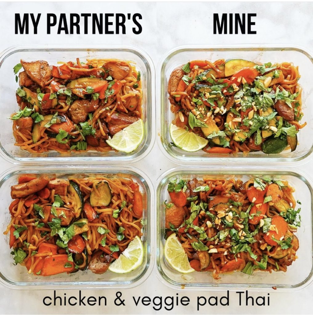 How To Meal Prep For Two (Even If Your Partner Has A Different Diet)