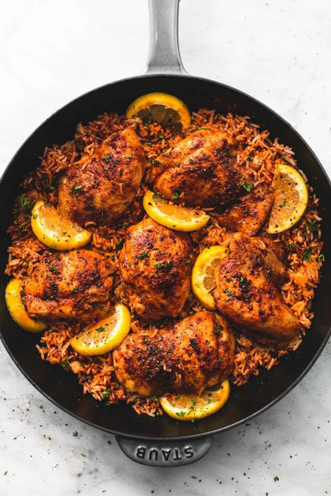 Spanish chicken and rice