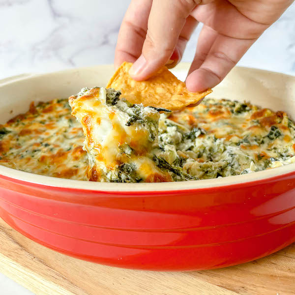 easy spinach and artichoke dip recipe