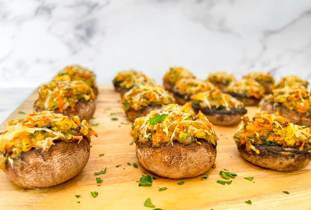 stuffed mushroom recipe for holiday appetizers