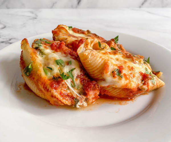 Spinach and Ricotta Stuffed Shells • Salt & Lavender