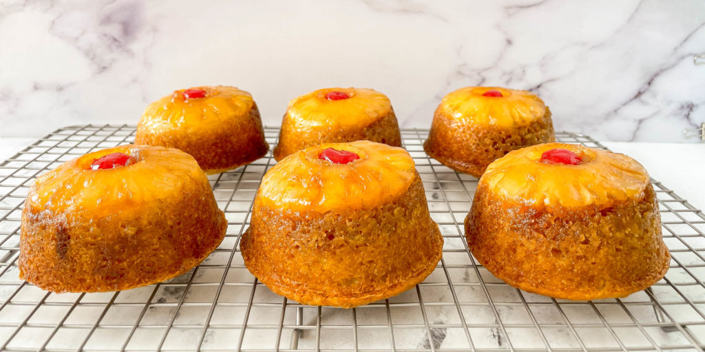 Mini Pineapple Upside-Down Cakes - Delishably