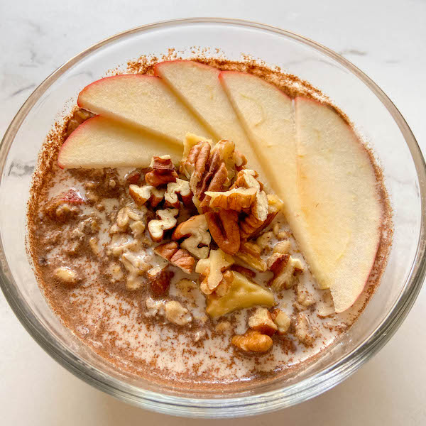 apple pie overnight oats