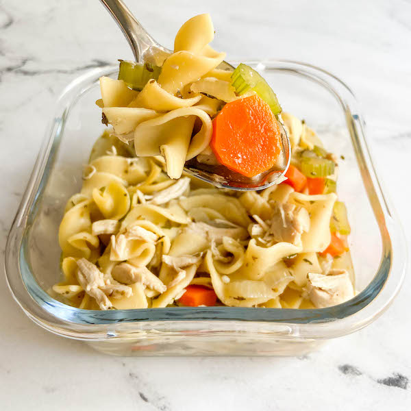 Easy Instant Pot Chicken Noodle Soup (Gluten Free Option) - 40 Aprons