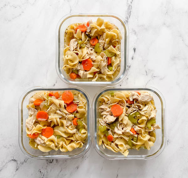 Chicken Noodle Soup Freezer Meal - Happy Money Saver