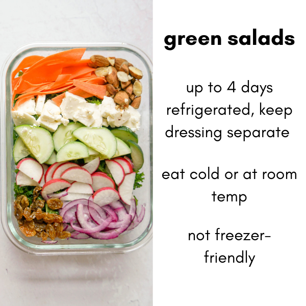how long do meals last- salads