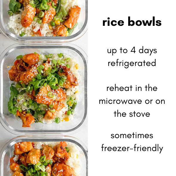 how long do meals last- rice bowls