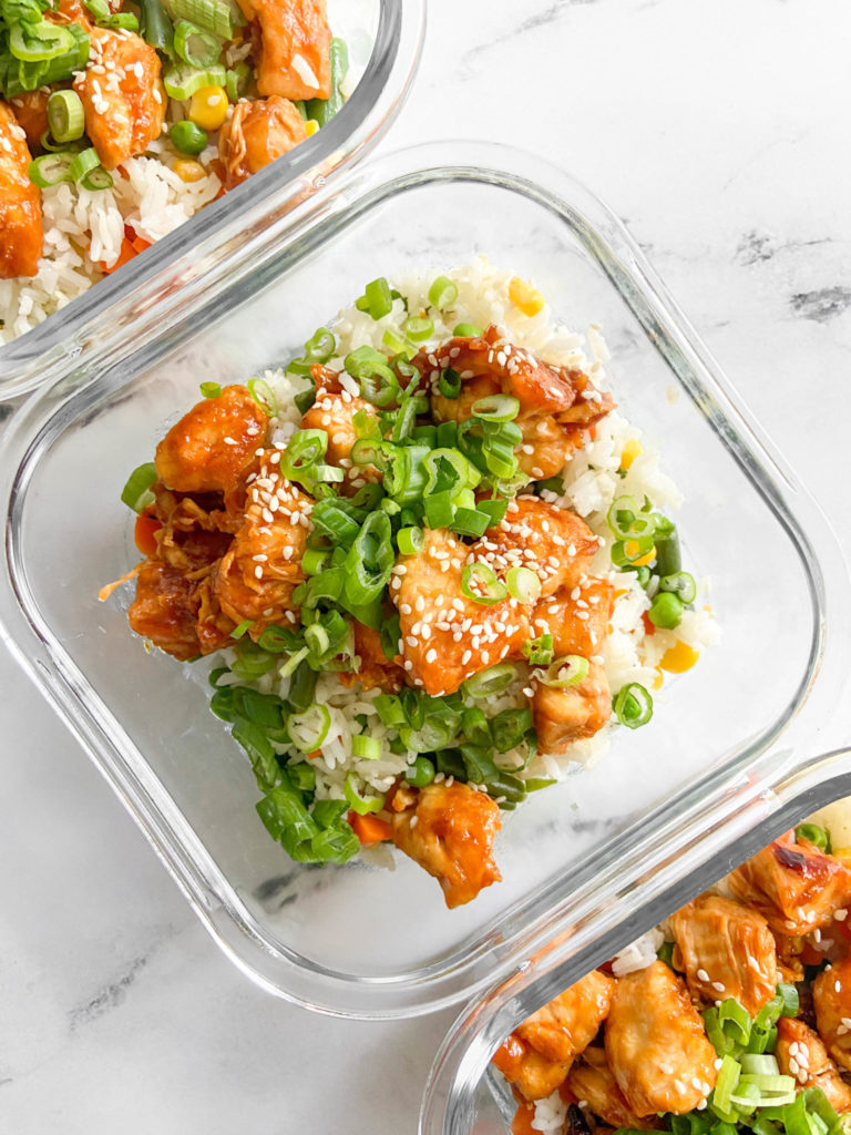 general tsos chicken for meal prep