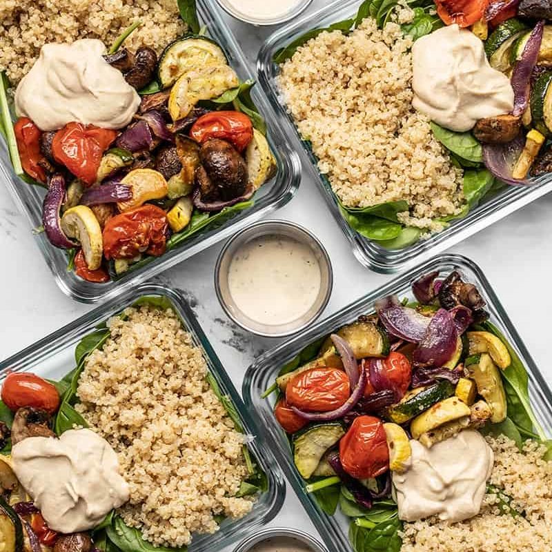 30+ Delicious Meal Prep Salad Recipes - The Girl on Bloor