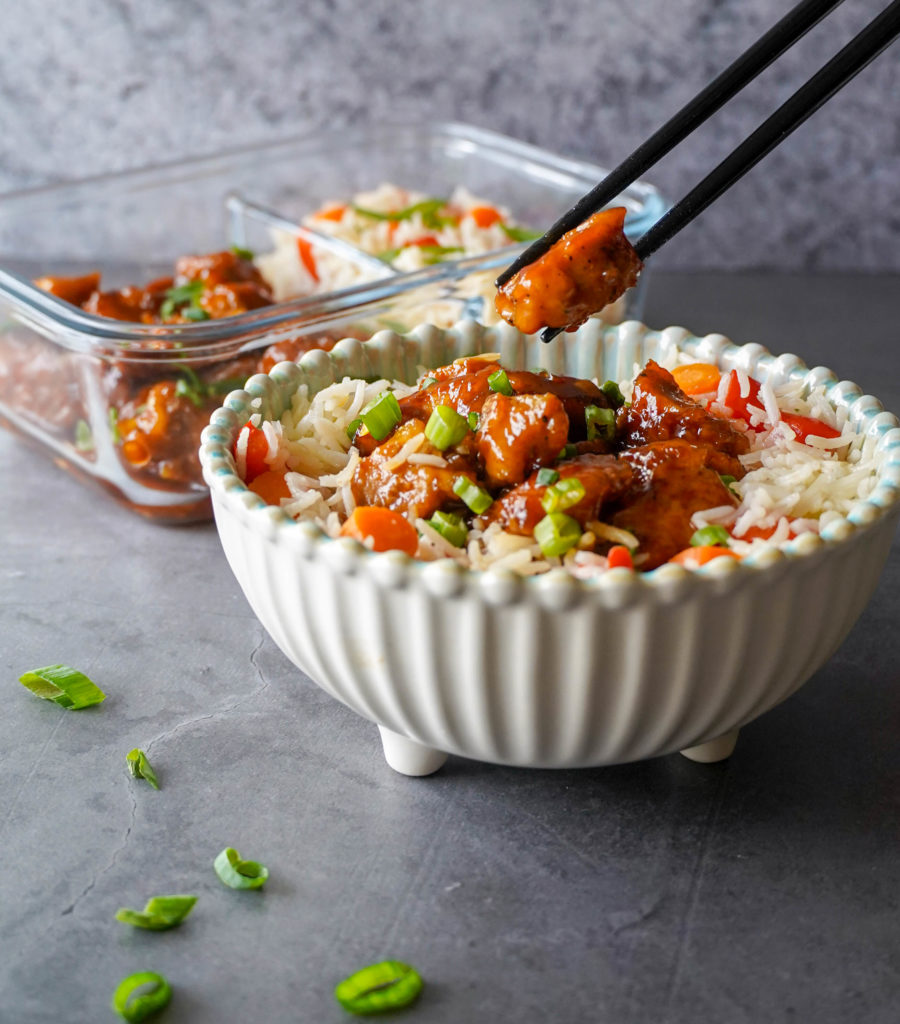 Zatarain's Bourbon Chicken Pasta Bowl Frozen Meal - 10.5 Oz