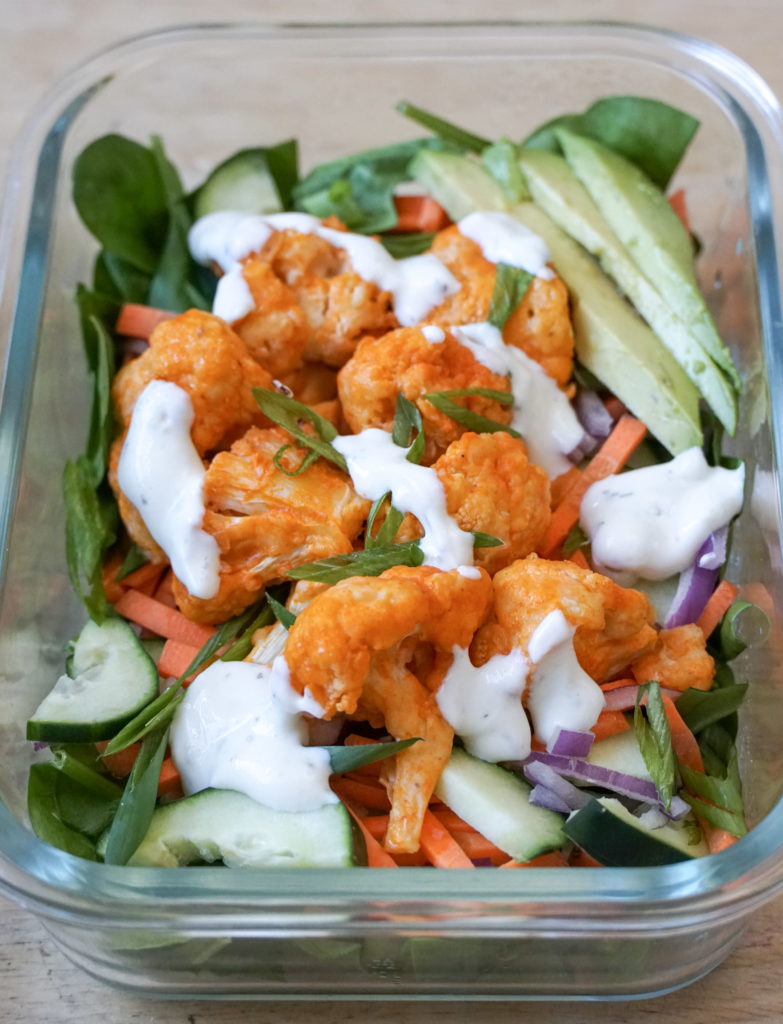 buffalo cauliflower salad