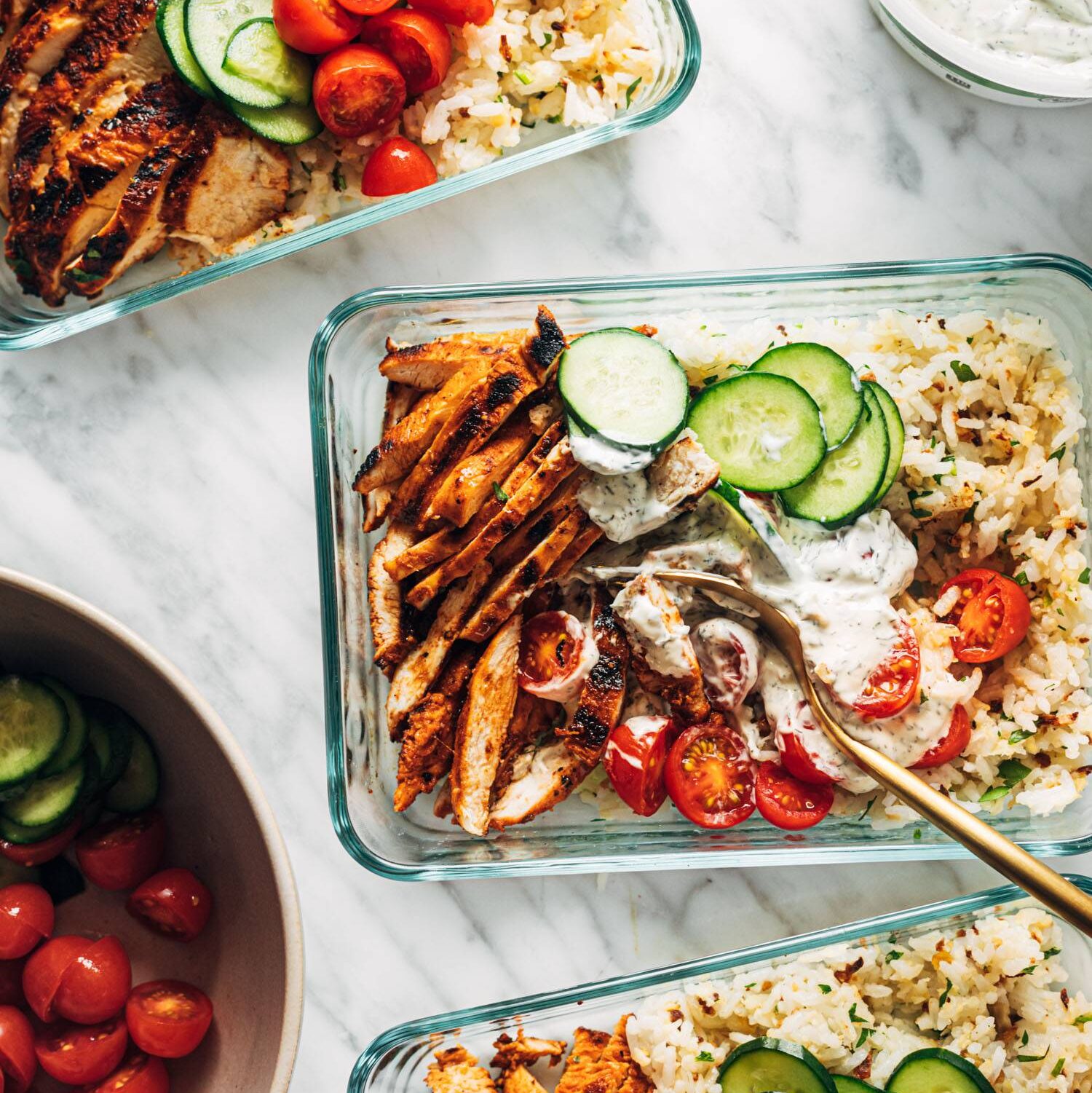 Weekday Meal-Prep Pesto Chicken & Veggies Recipe by Tasty