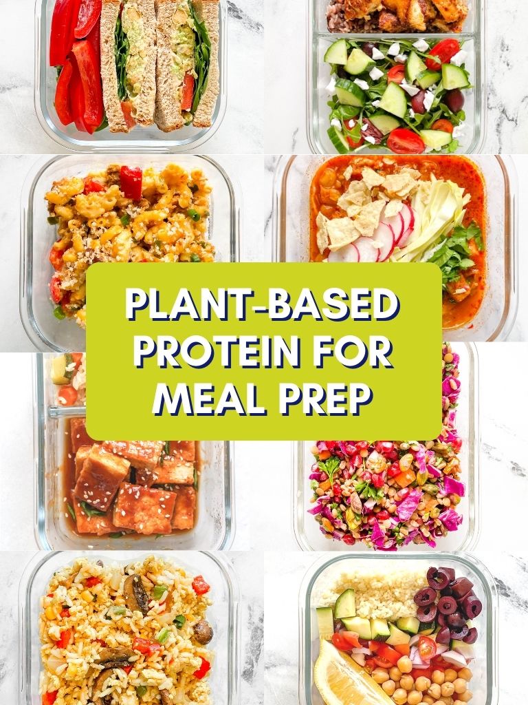 PLANT-BASED PROTEIN FOR MEAL PREP