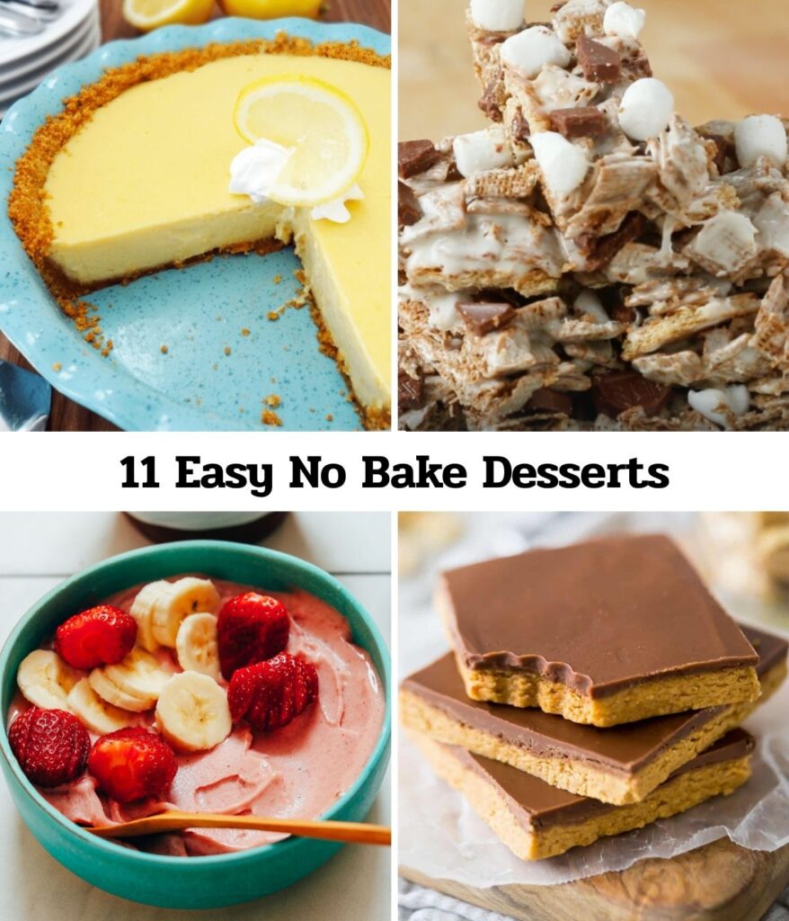 11 Easy No Bake Desserts